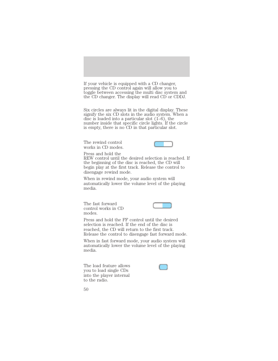 Entertainment systems | FORD 2002 Mustang v.2 User Manual | Page 50 / 256