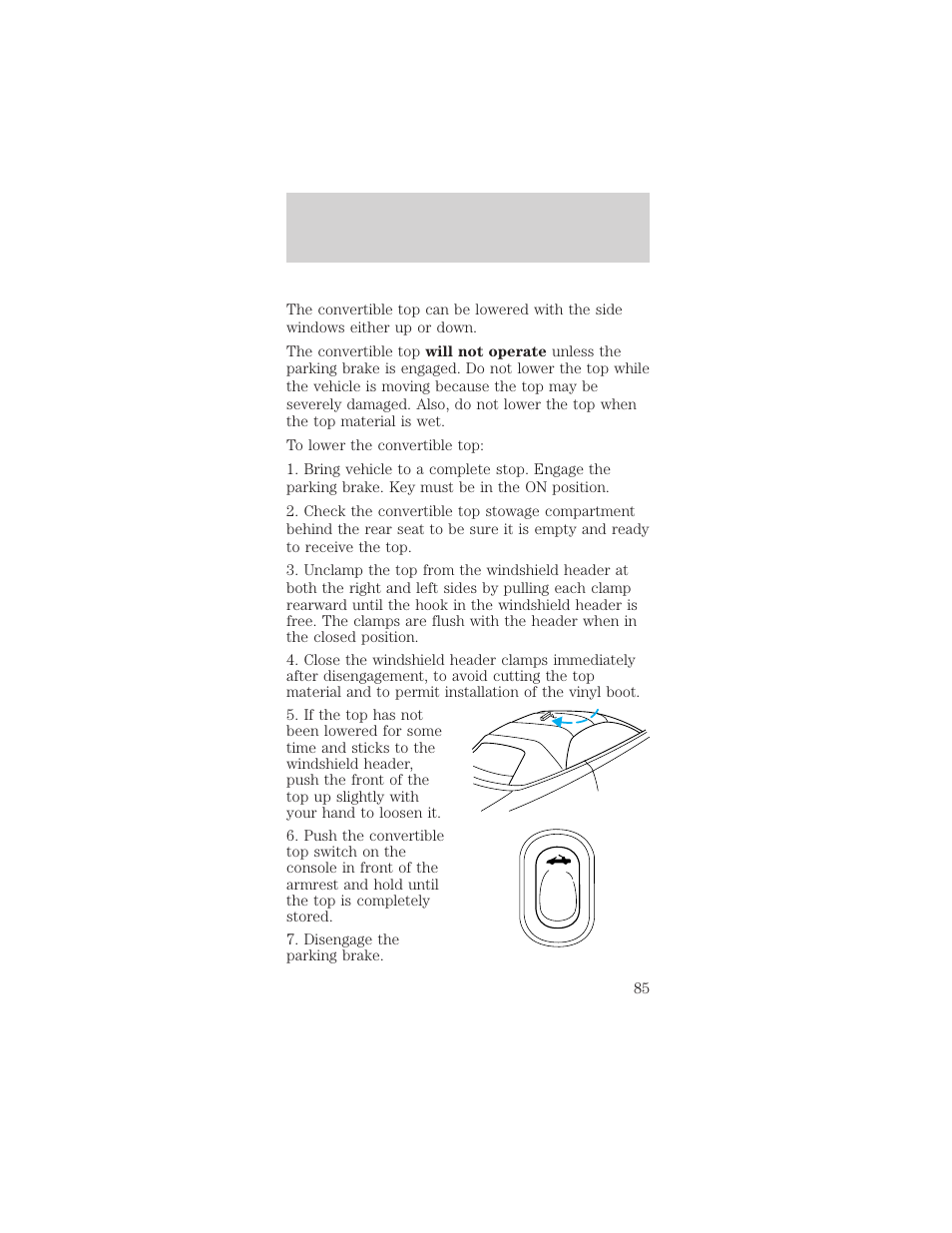 Driver controls | FORD 2002 Mustang v.2 User Manual | Page 85 / 256