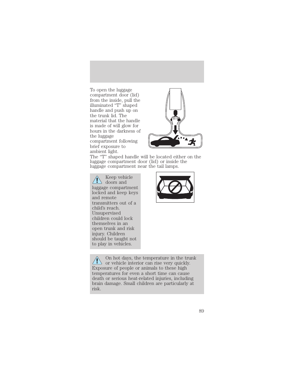 Locks and security | FORD 2002 Mustang v.2 User Manual | Page 89 / 256