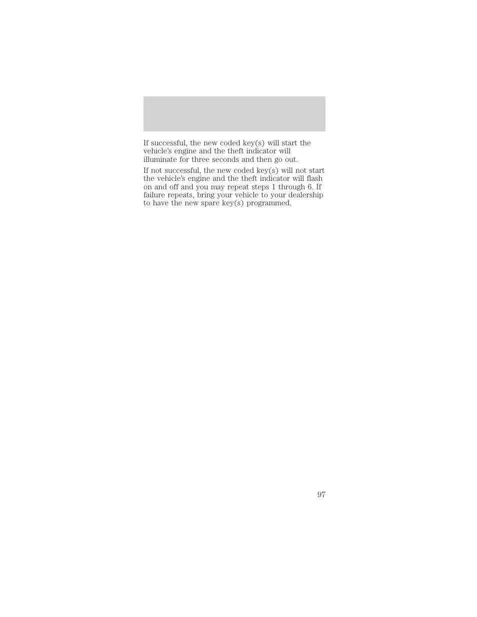Locks and security | FORD 2002 Mustang v.2 User Manual | Page 97 / 256