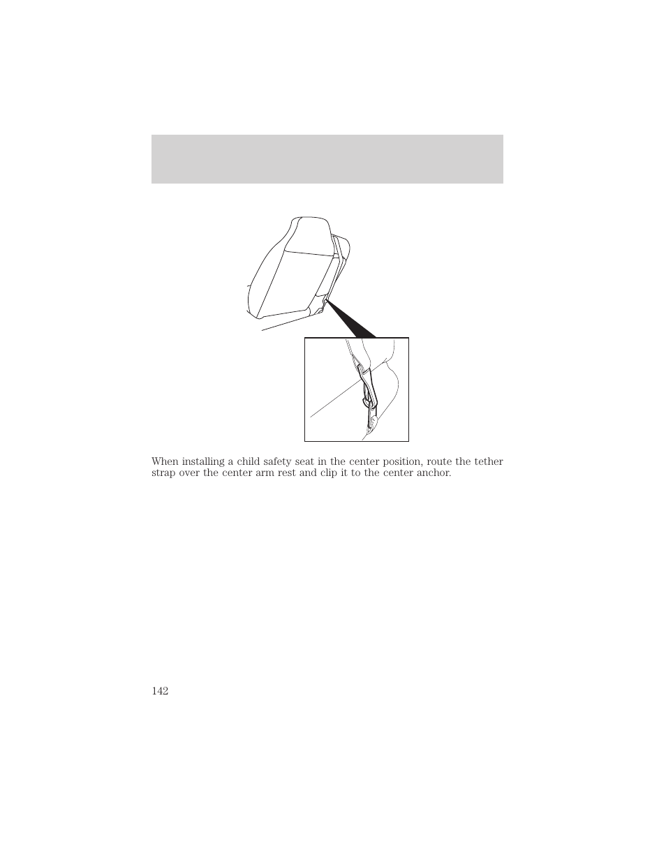 Seating and safety restraints | FORD 2002 Ranger v.1 User Manual | Page 142 / 288