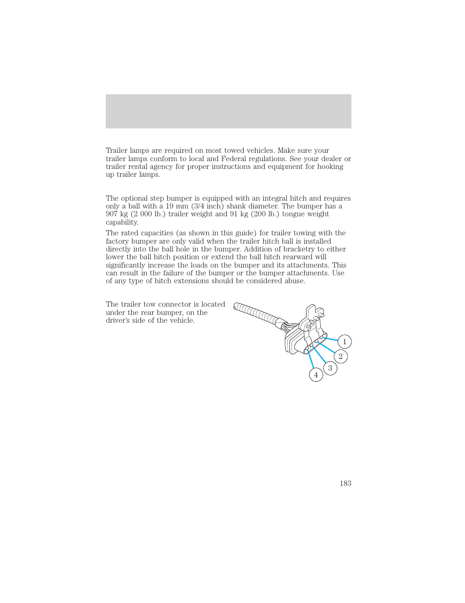 Driving | FORD 2002 Ranger v.1 User Manual | Page 183 / 288