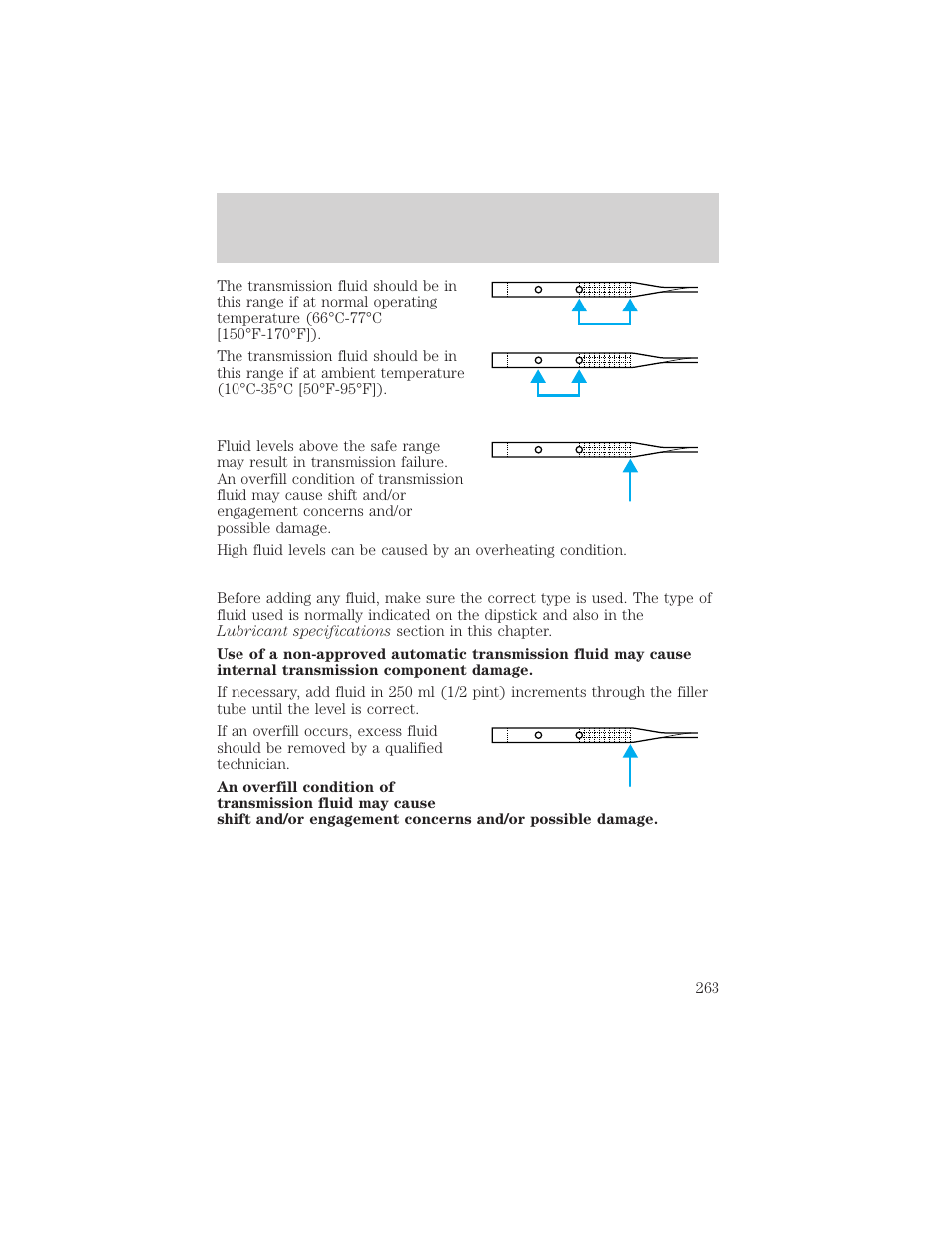 Maintenance and specifications | FORD 2002 Ranger v.1 User Manual | Page 263 / 288