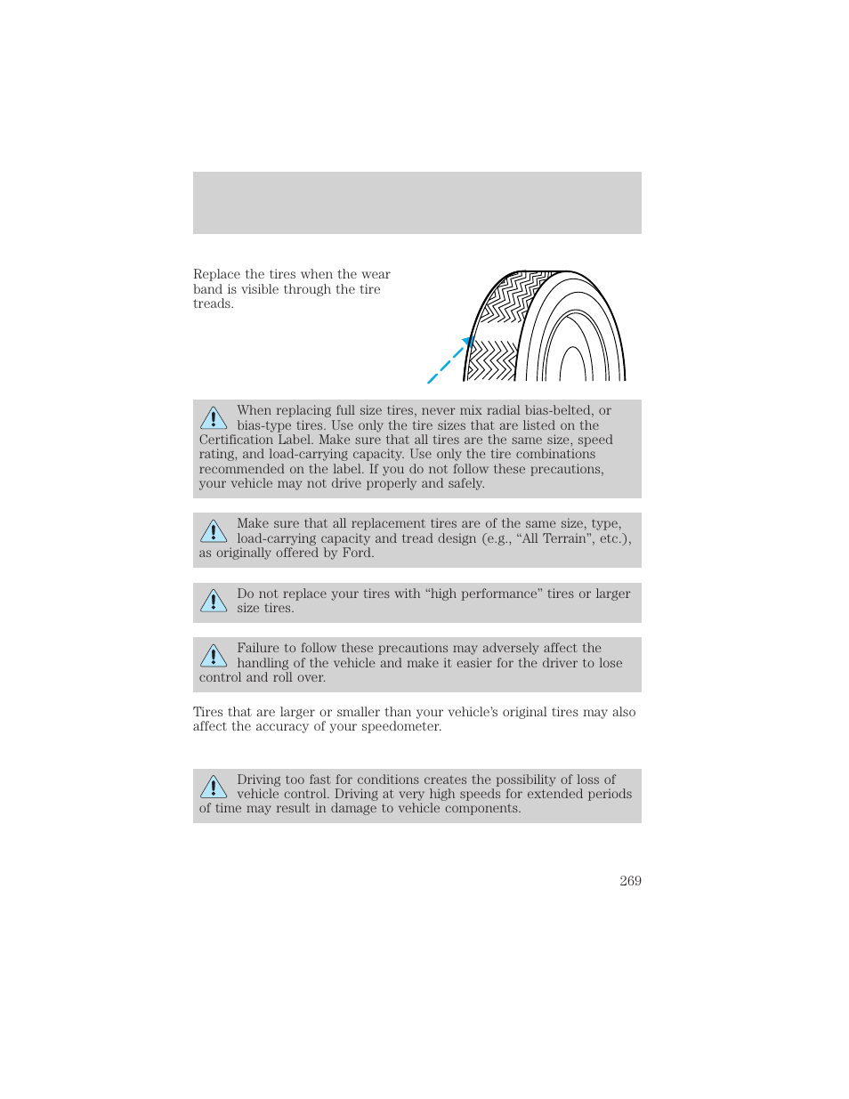 Maintenance and specifications | FORD 2002 Ranger v.1 User Manual | Page 269 / 288