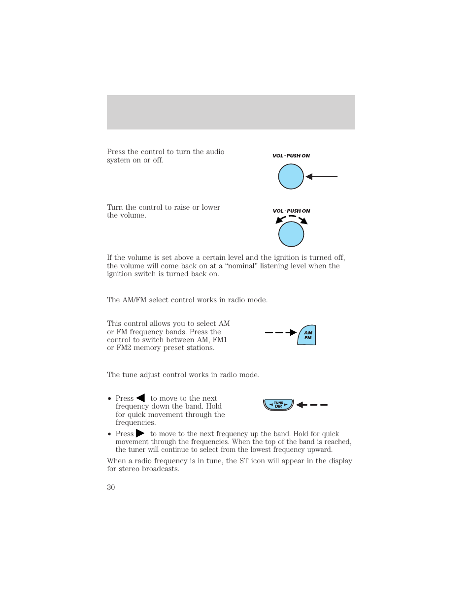 Entertainment systems | FORD 2002 Ranger v.1 User Manual | Page 30 / 288