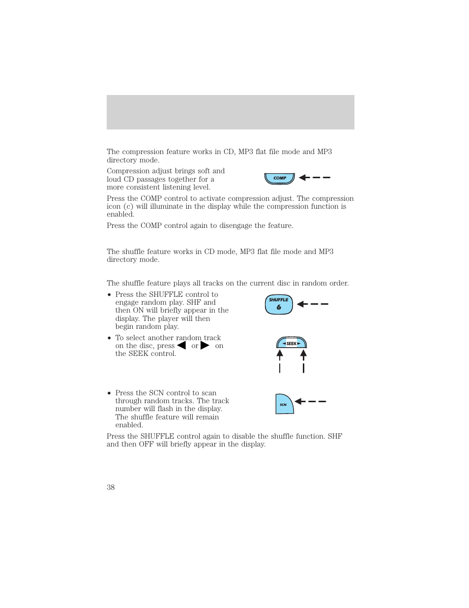 Entertainment systems | FORD 2002 Ranger v.1 User Manual | Page 38 / 288