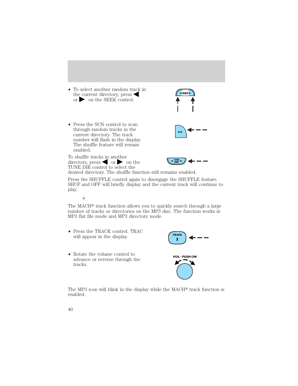 Entertainment systems | FORD 2002 Ranger v.1 User Manual | Page 40 / 288