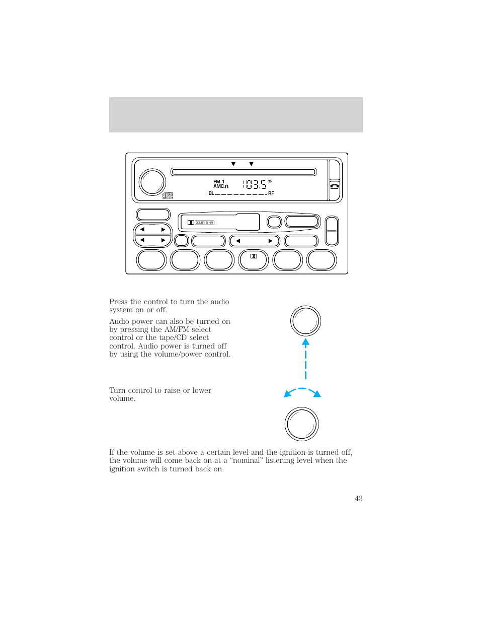 Entertainment systems | FORD 2002 Ranger v.1 User Manual | Page 43 / 288