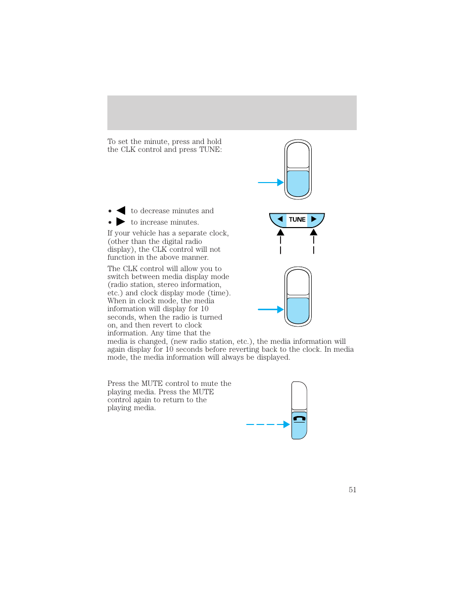 Auto clk auto clk, Entertainment systems | FORD 2002 Ranger v.1 User Manual | Page 51 / 288