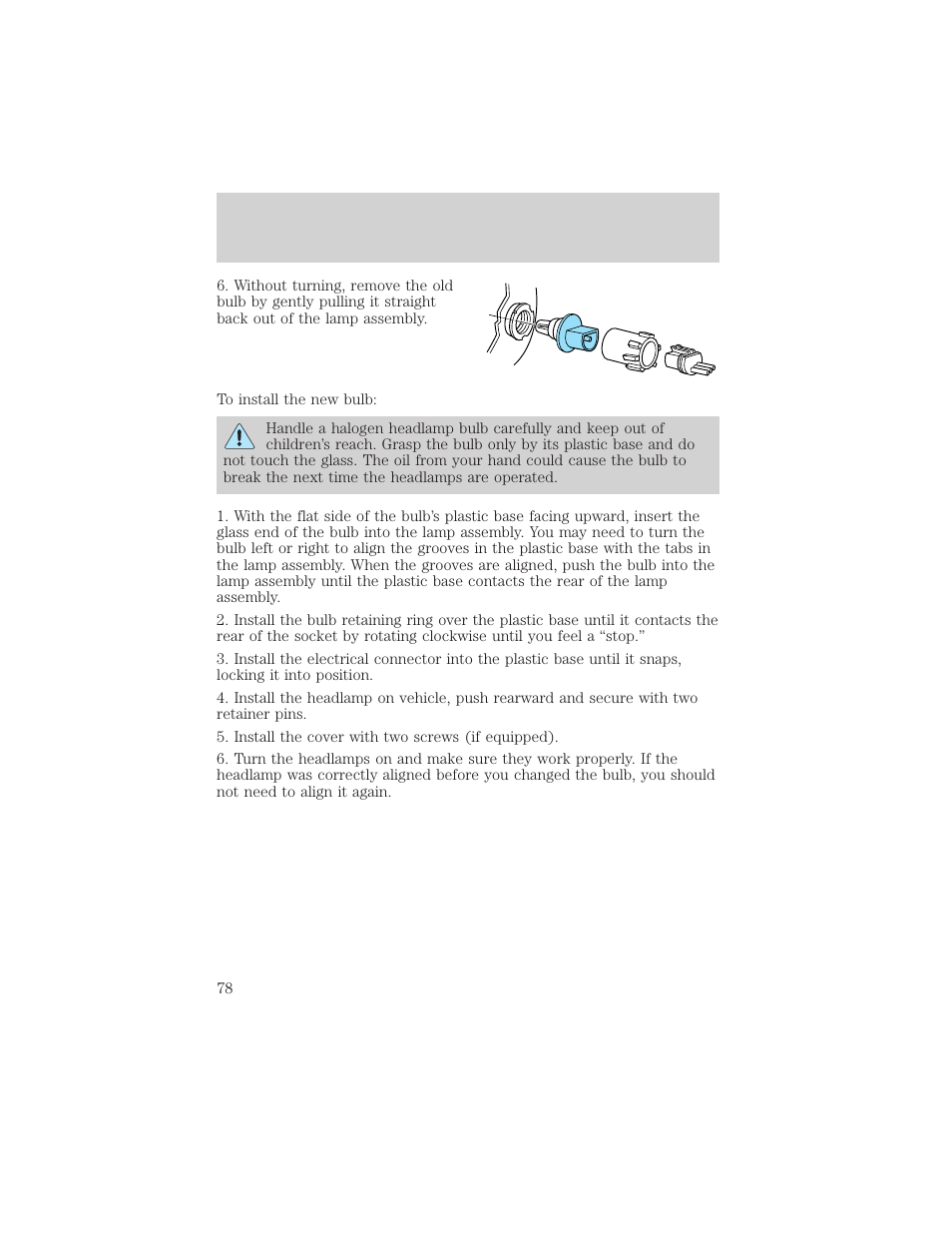 Lights | FORD 2002 Ranger v.1 User Manual | Page 78 / 288