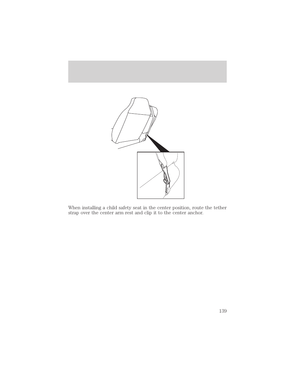 Seating and safety restraints | FORD 2002 Ranger v.2 User Manual | Page 139 / 288