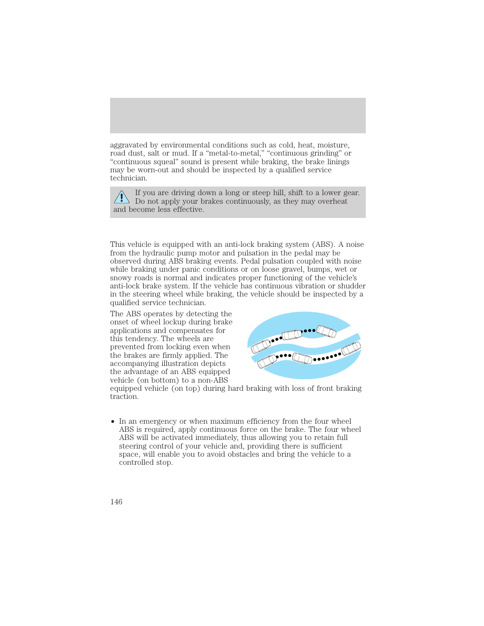 Driving | FORD 2002 Ranger v.2 User Manual | Page 146 / 288