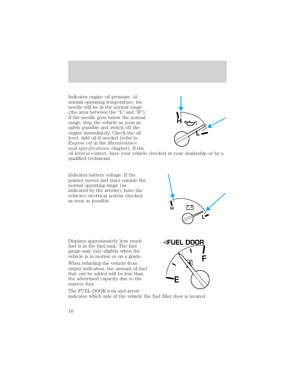 FORD 2002 Ranger v.2 User Manual | Page 16 / 288