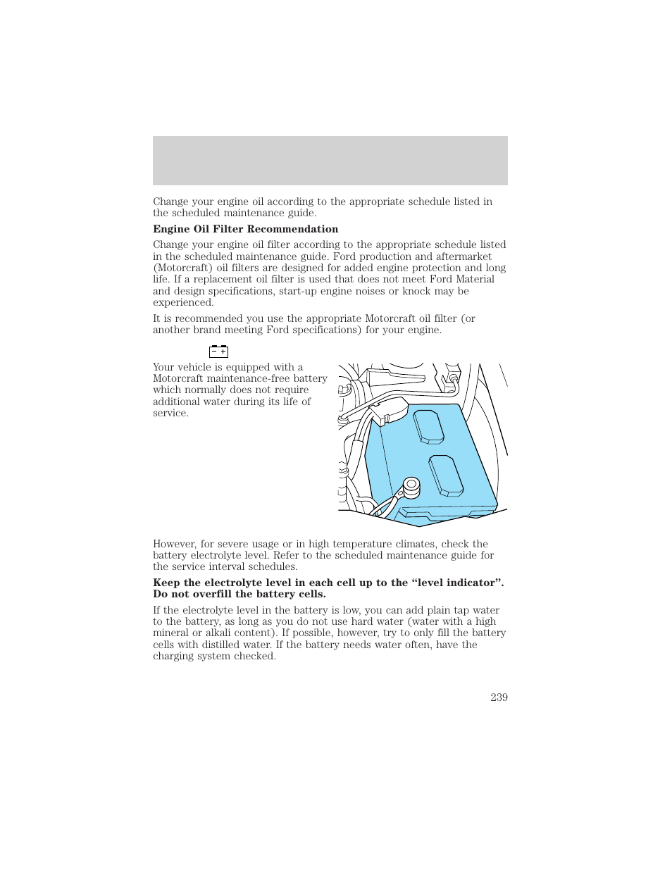 Maintenance and specifications | FORD 2002 Ranger v.2 User Manual | Page 239 / 288