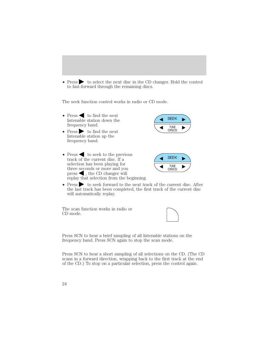 Entertainment systems | FORD 2002 Ranger v.2 User Manual | Page 24 / 288