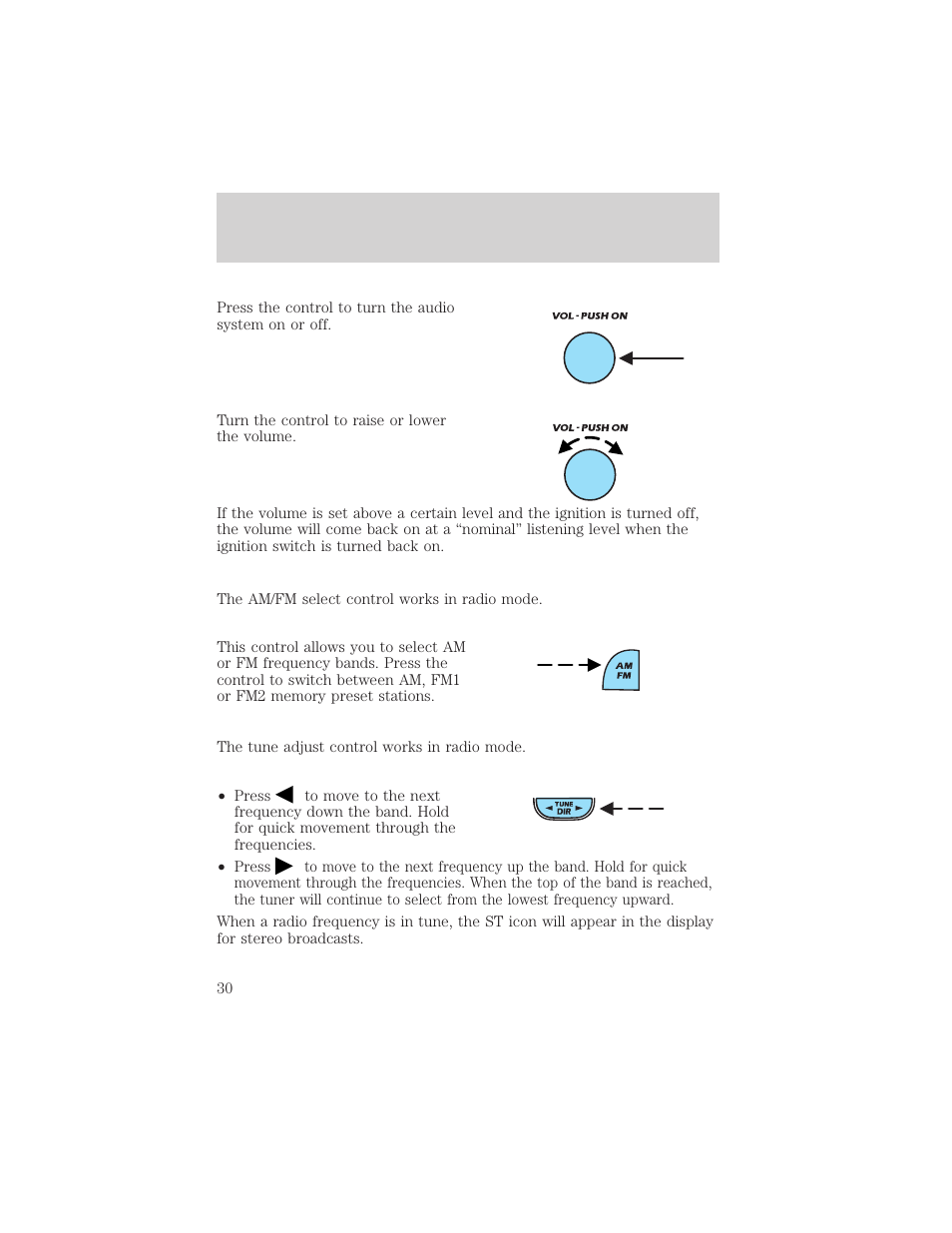 Entertainment systems | FORD 2002 Ranger v.2 User Manual | Page 30 / 288