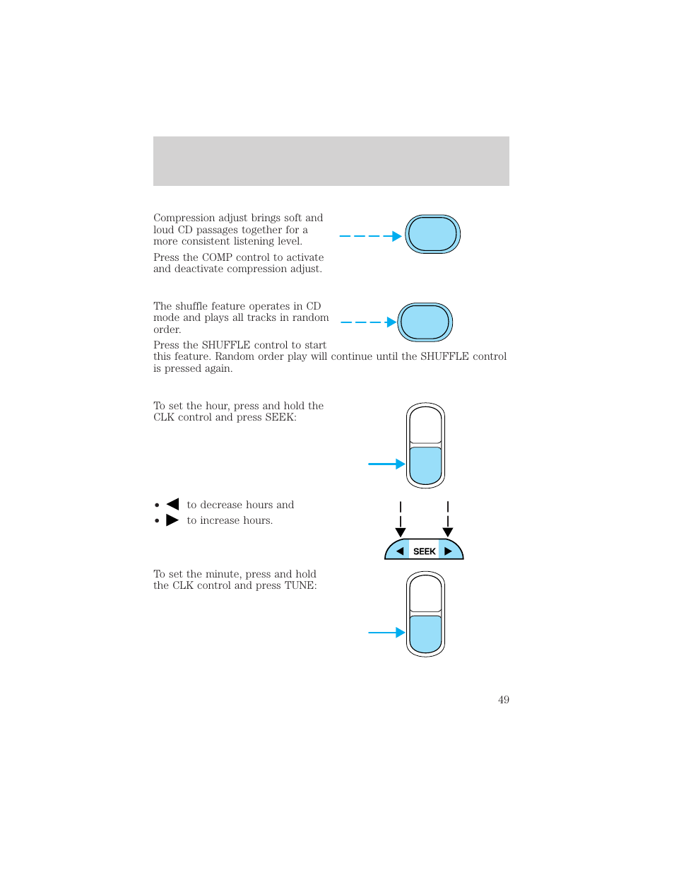 Auto clk auto clk entertainment systems | FORD 2002 Ranger v.2 User Manual | Page 49 / 288