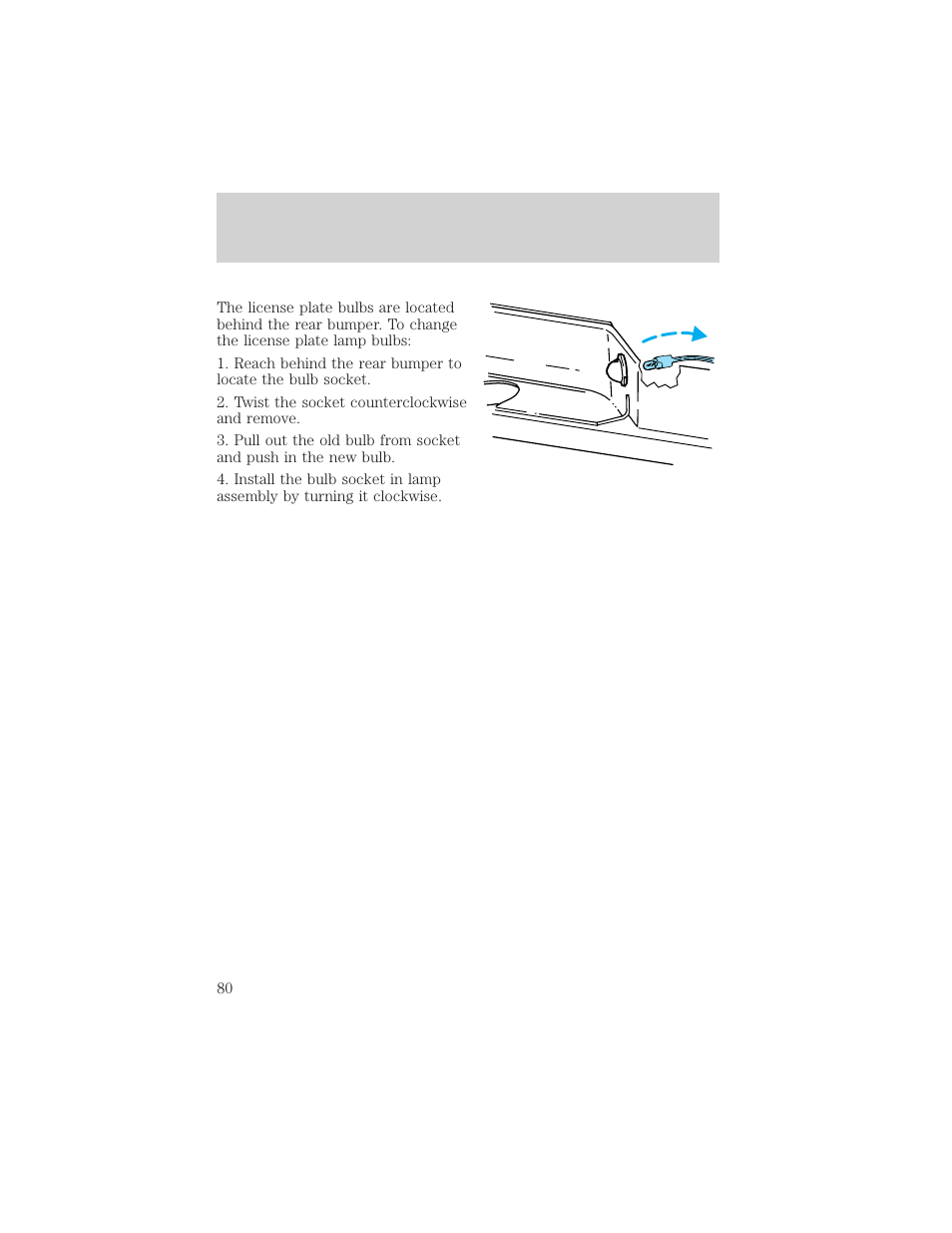 Lights | FORD 2002 Ranger v.2 User Manual | Page 80 / 288