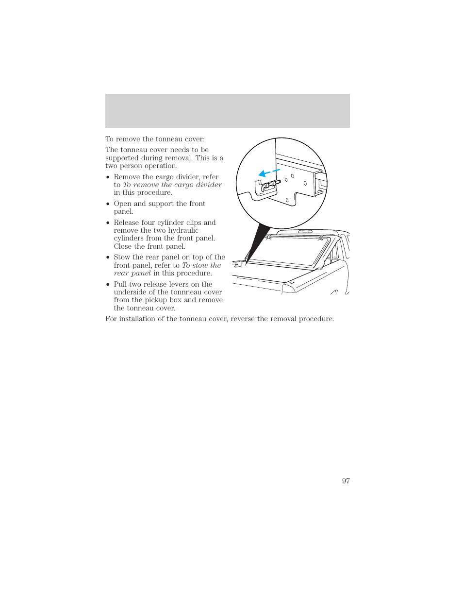 Driver controls | FORD 2002 Ranger v.2 User Manual | Page 97 / 288
