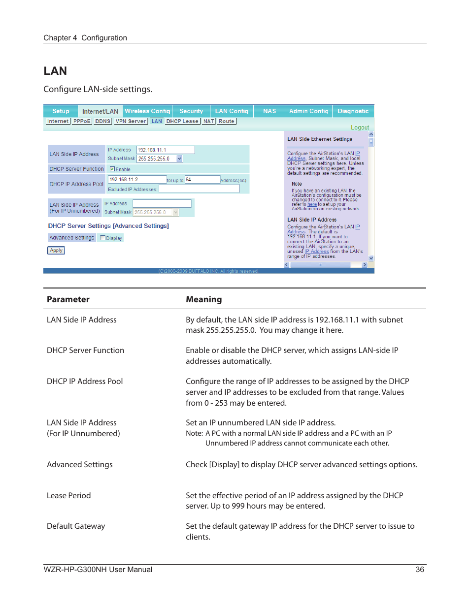 Buffalo Technology NFINITI WZR-HP-G300NH User Manual | Page 37 / 133