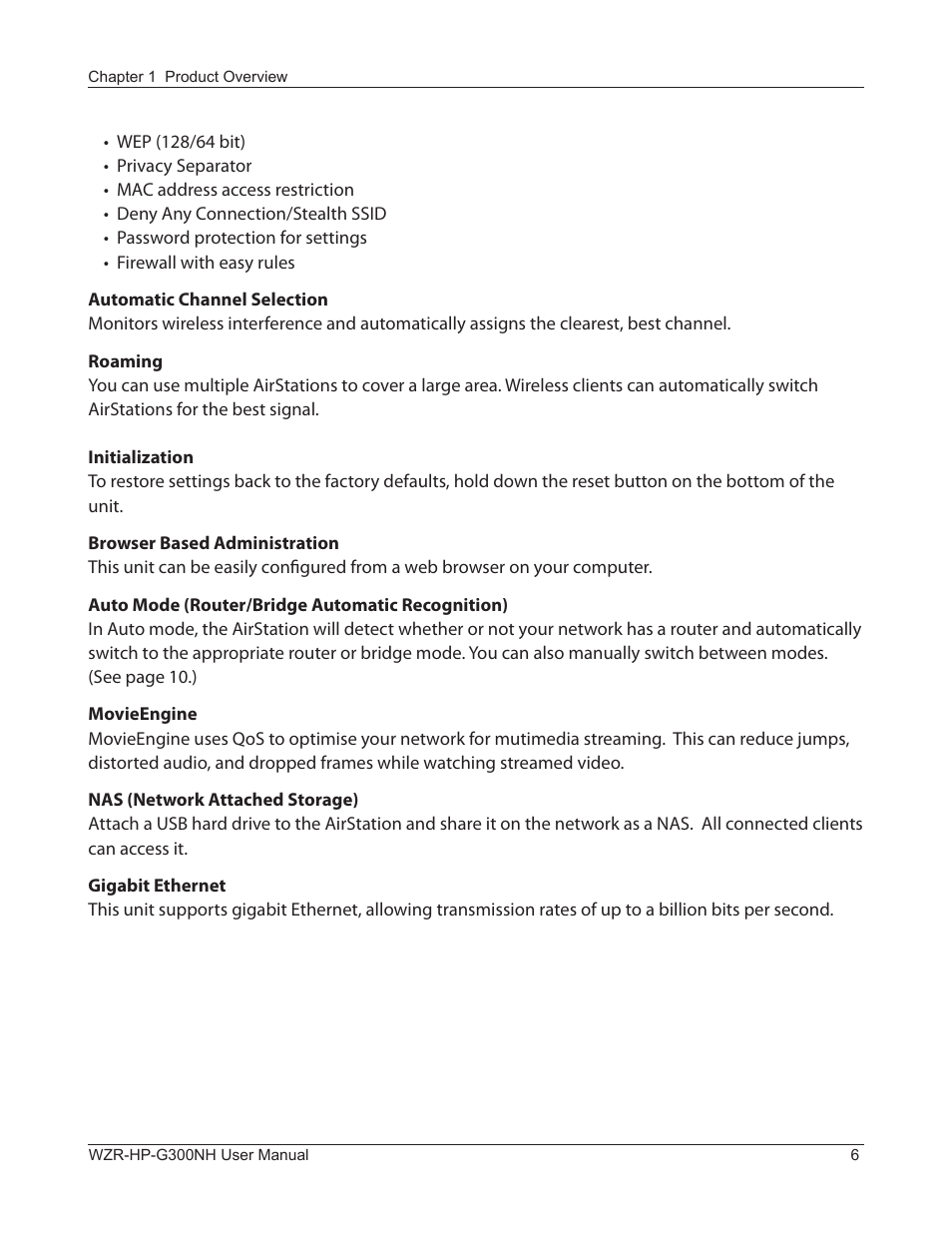 Buffalo Technology NFINITI WZR-HP-G300NH User Manual | Page 7 / 133