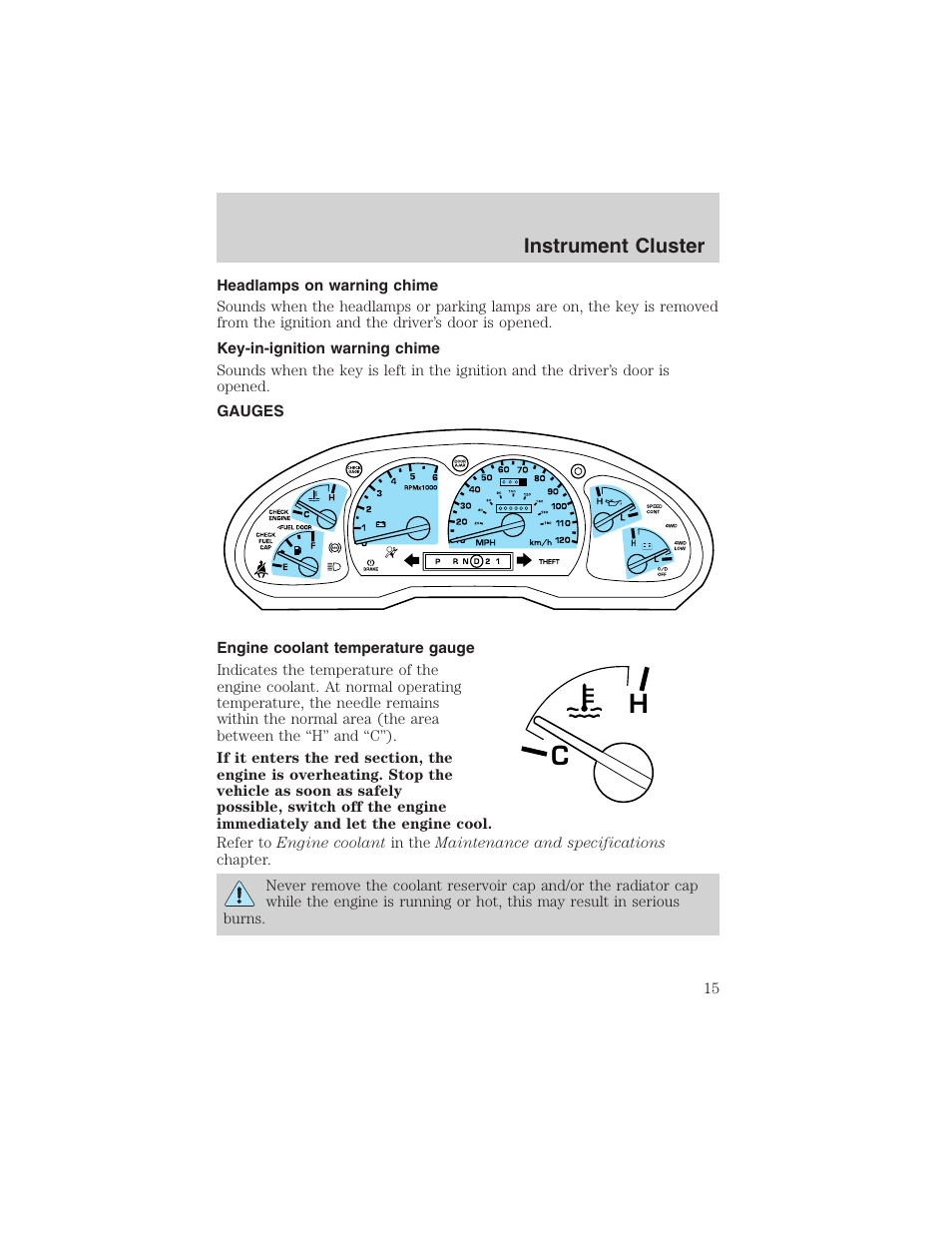 FORD 2002 Ranger v.3 User Manual | Page 15 / 296