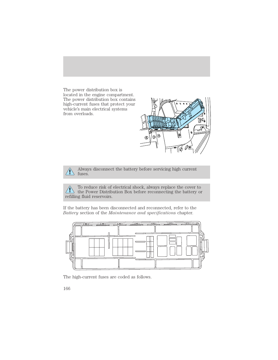 Roadside emergencies | FORD 2002 Taurus v.1 User Manual | Page 166 / 248