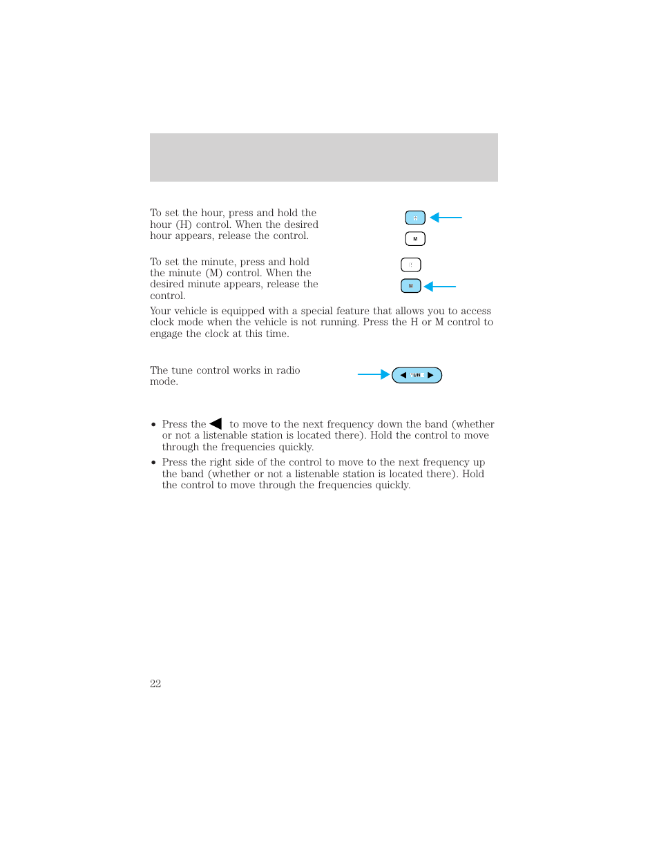 Entertainment systems | FORD 2002 Taurus v.1 User Manual | Page 22 / 248