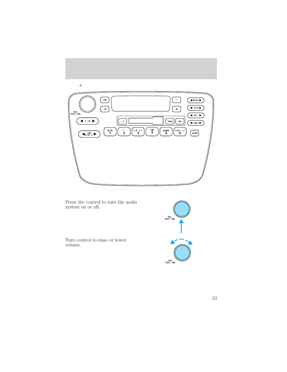 Entertainment systems | FORD 2002 Taurus v.1 User Manual | Page 23 / 248