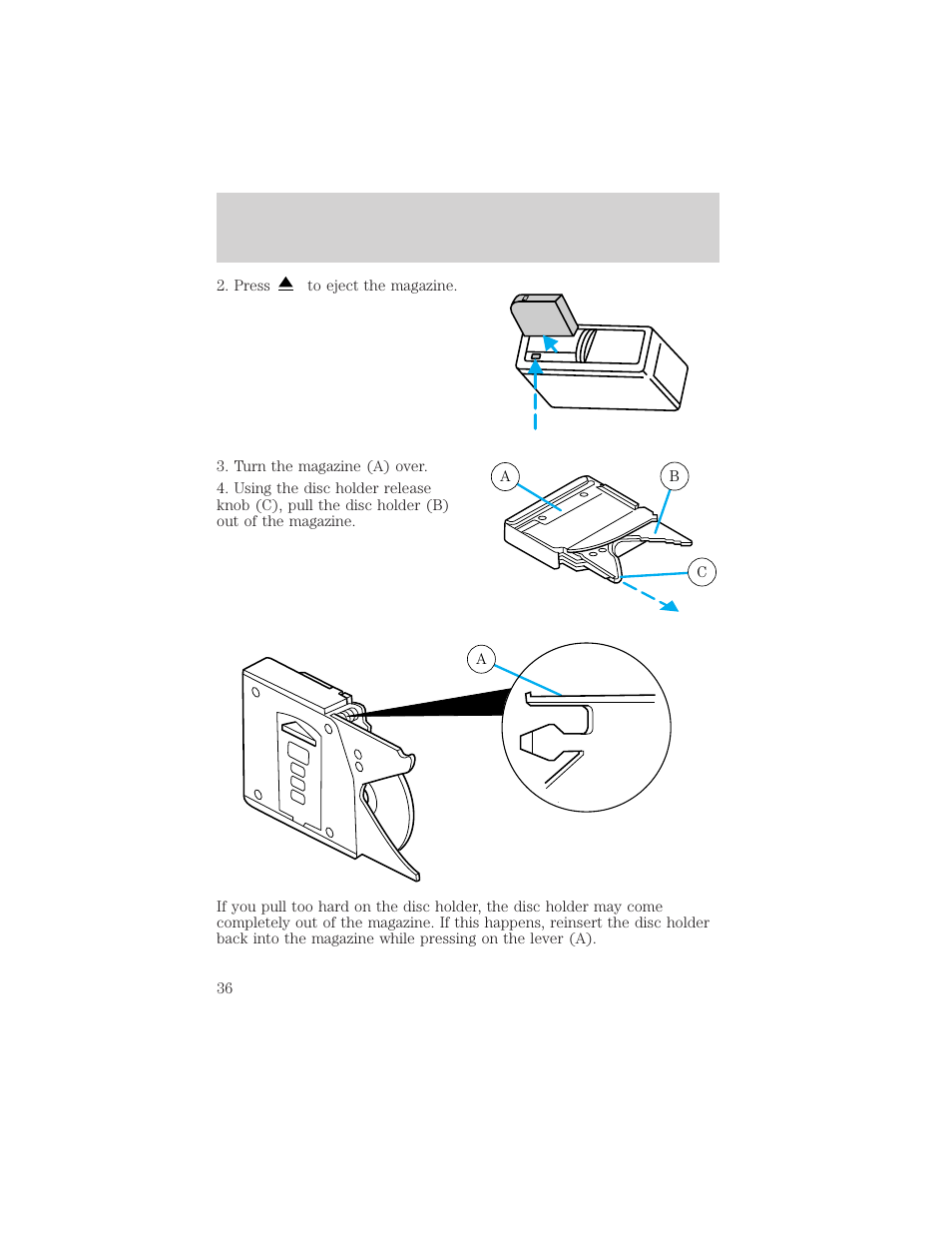 Entertainment systems | FORD 2002 Taurus v.1 User Manual | Page 36 / 248