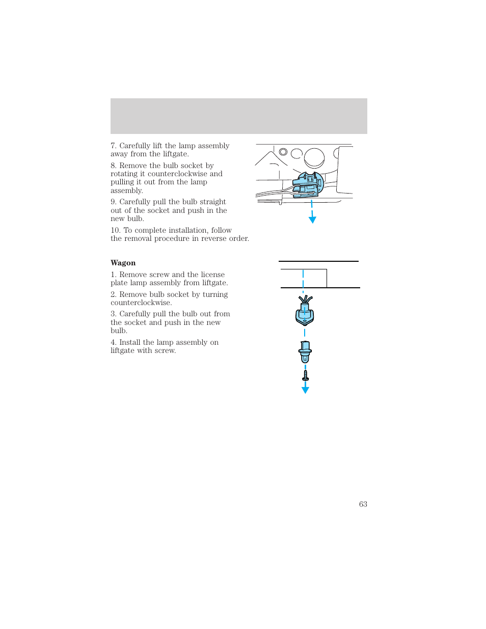 Lights | FORD 2002 Taurus v.1 User Manual | Page 63 / 248