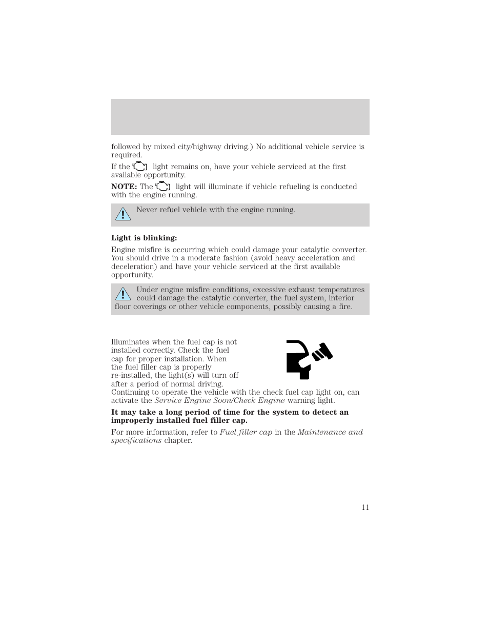 Instrument cluster | FORD 2002 Taurus v.2 User Manual | Page 11 / 256