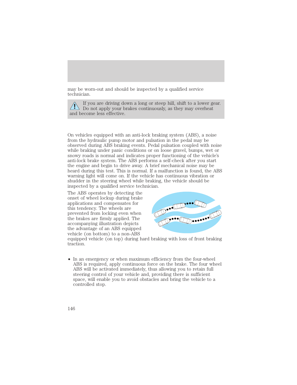 Driving | FORD 2002 Taurus v.2 User Manual | Page 146 / 256