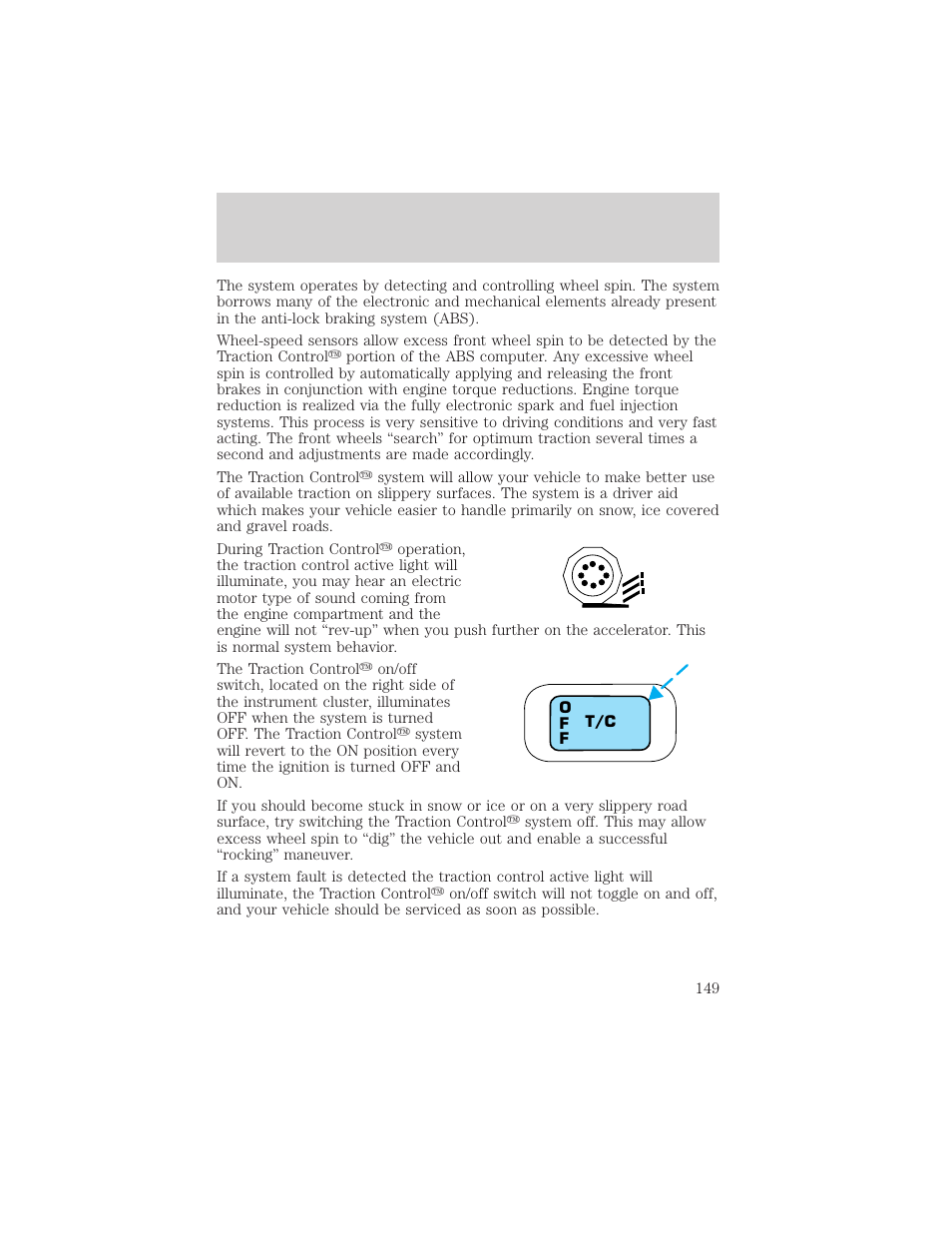 Driving | FORD 2002 Taurus v.2 User Manual | Page 149 / 256