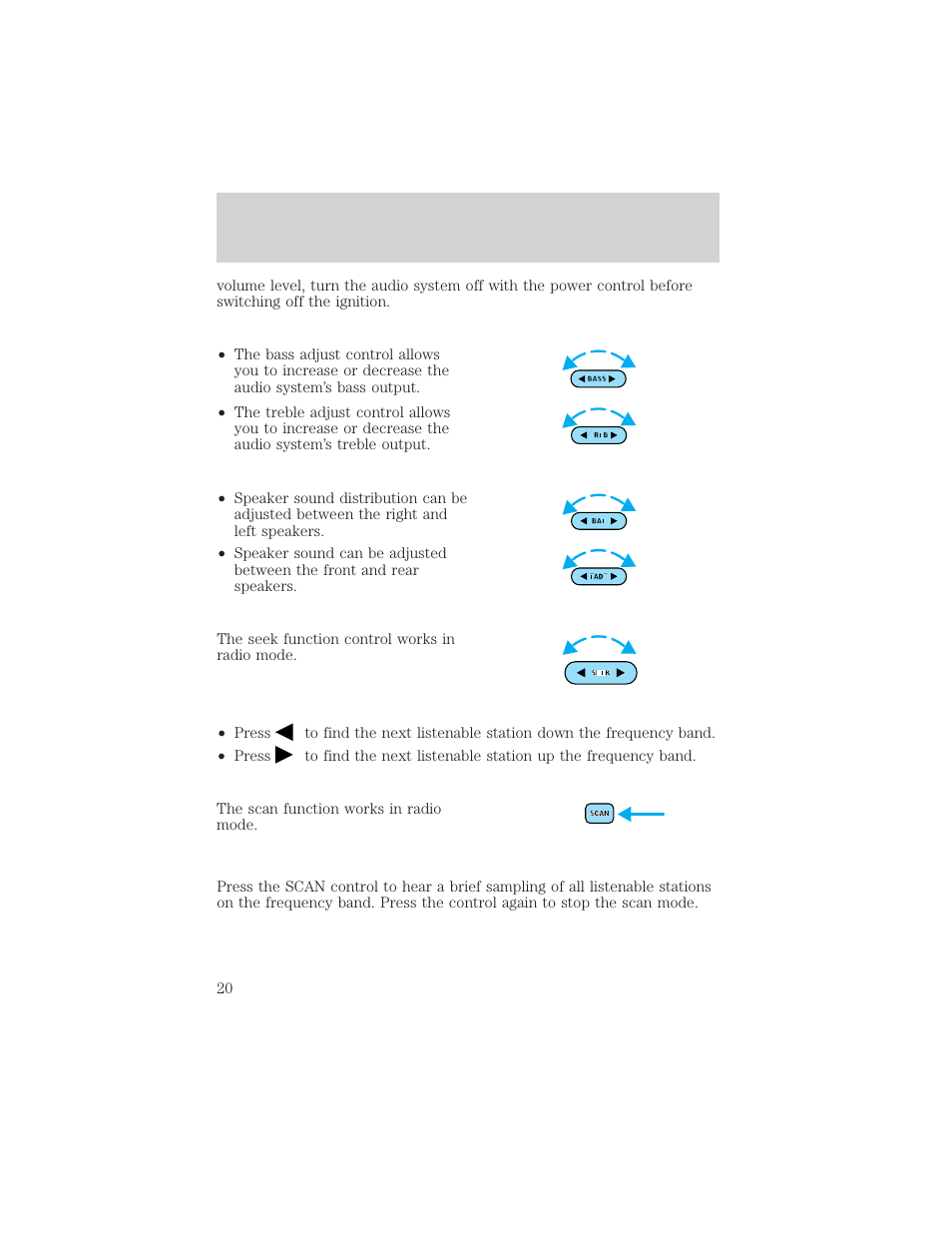 Entertainment systems | FORD 2002 Taurus v.2 User Manual | Page 20 / 256