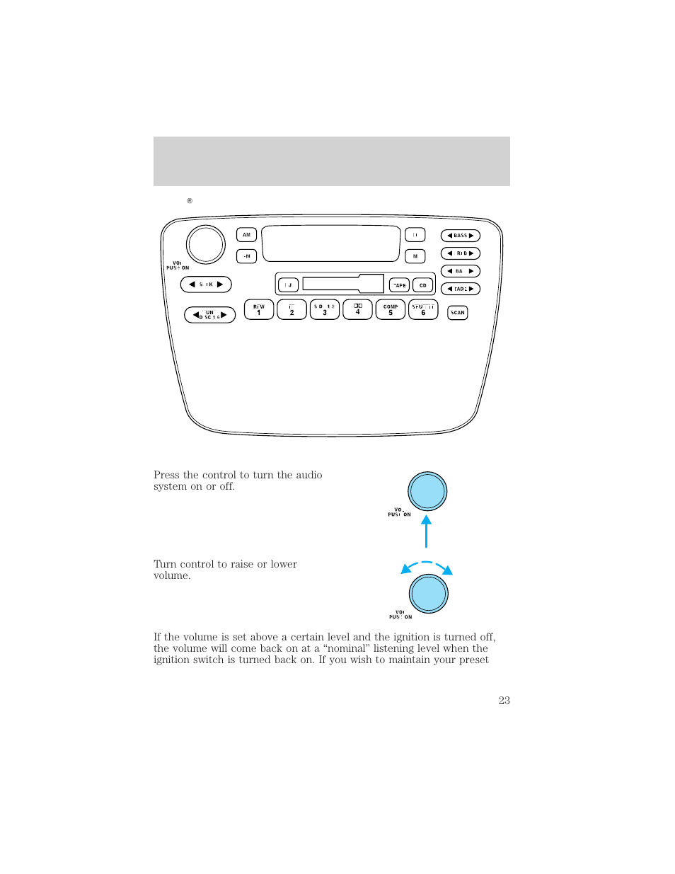 Entertainment systems | FORD 2002 Taurus v.2 User Manual | Page 23 / 256
