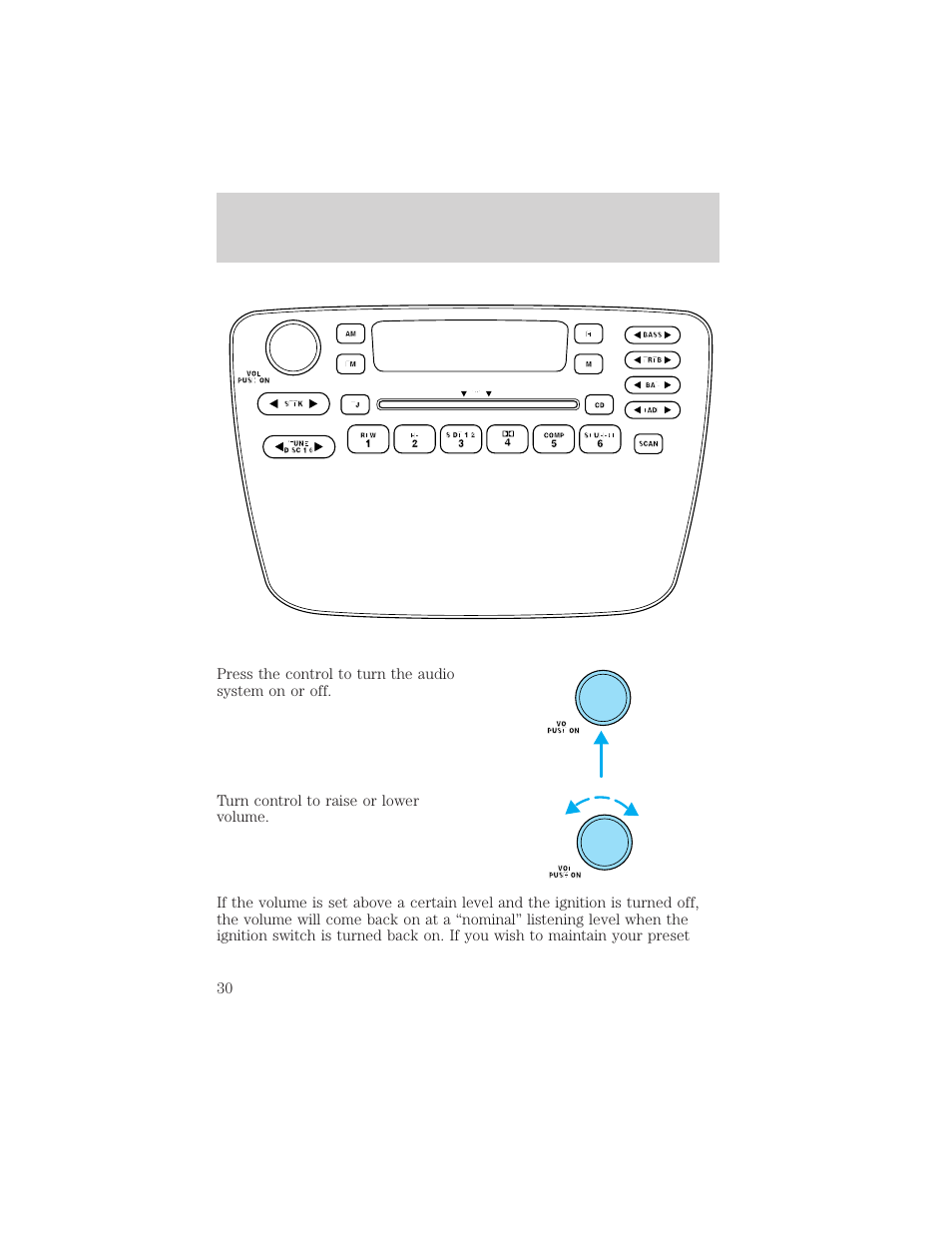 Entertainment systems | FORD 2002 Taurus v.2 User Manual | Page 30 / 256