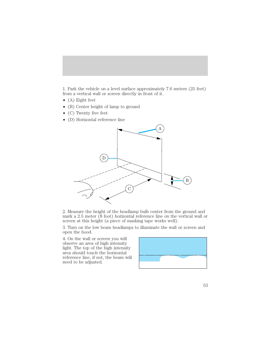 Lights | FORD 2002 Taurus v.2 User Manual | Page 53 / 256
