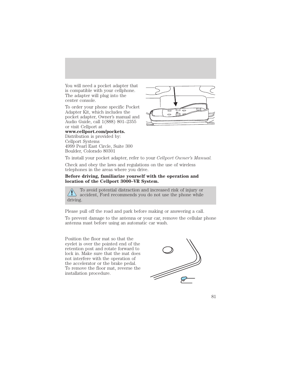 Driver controls | FORD 2002 Taurus v.2 User Manual | Page 81 / 256