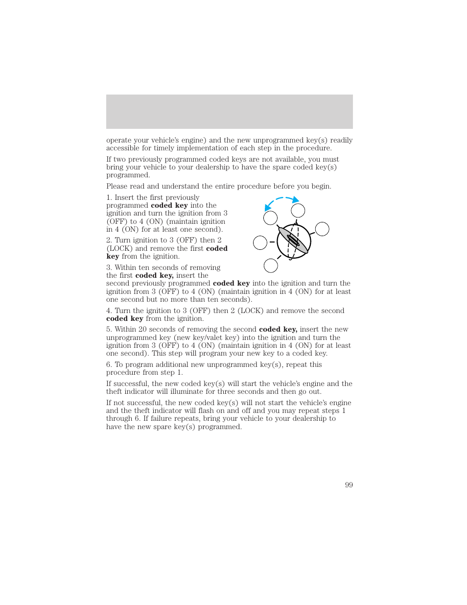 Locks and security | FORD 2002 Taurus v.2 User Manual | Page 99 / 256