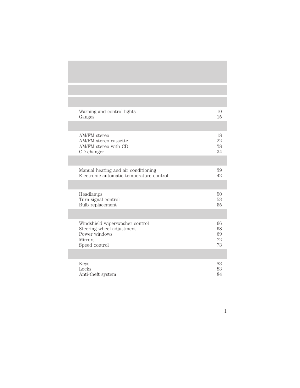 FORD 2002 Taurus v.3 User Manual | 240 pages