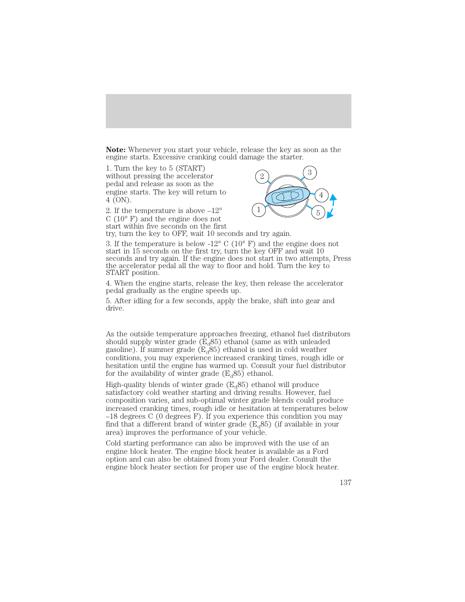 Driving | FORD 2002 Taurus v.3 User Manual | Page 137 / 240