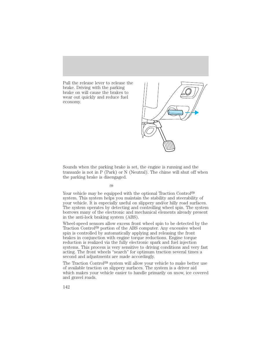 Driving | FORD 2002 Taurus v.3 User Manual | Page 142 / 240