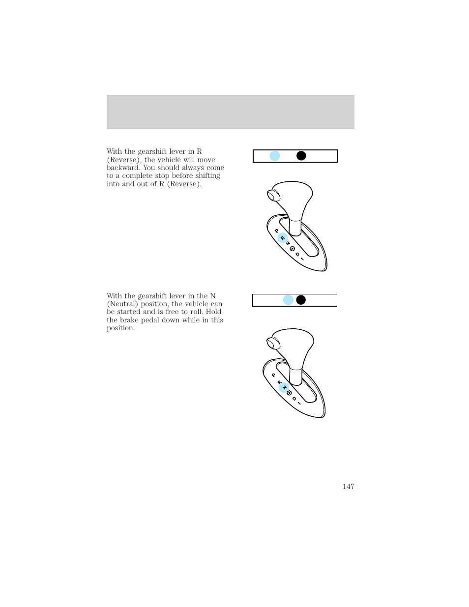 Driving | FORD 2002 Taurus v.3 User Manual | Page 147 / 240