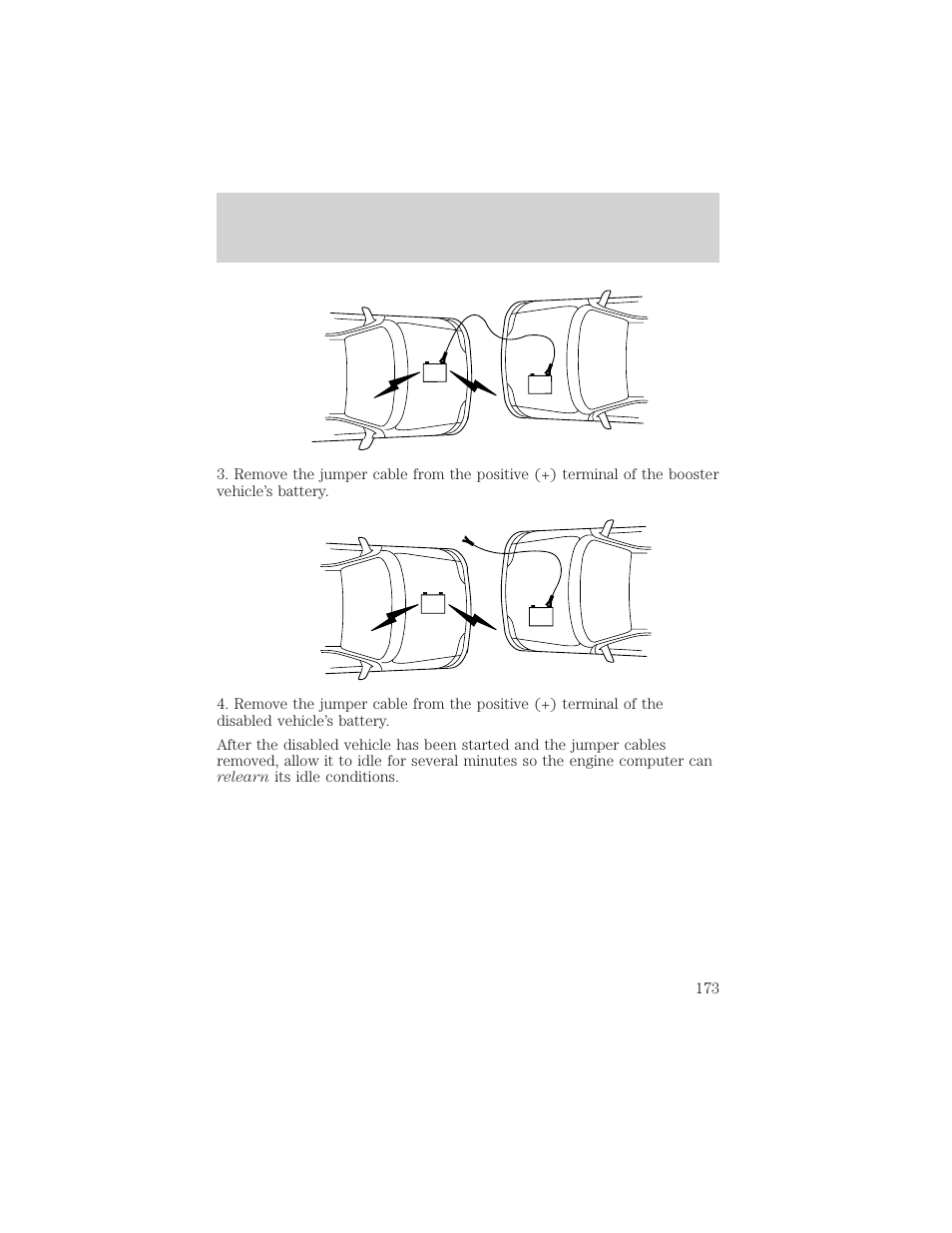 Roadside emergencies | FORD 2002 Taurus v.3 User Manual | Page 173 / 240