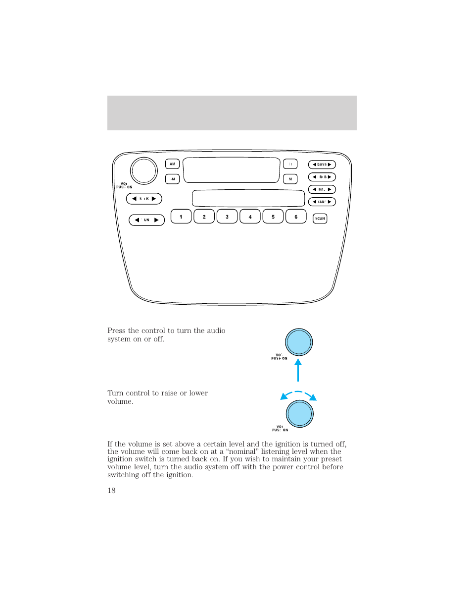 Entertainment systems | FORD 2002 Taurus v.3 User Manual | Page 18 / 240