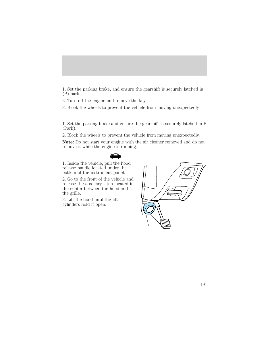 Maintenance and specifications | FORD 2002 Taurus v.3 User Manual | Page 191 / 240