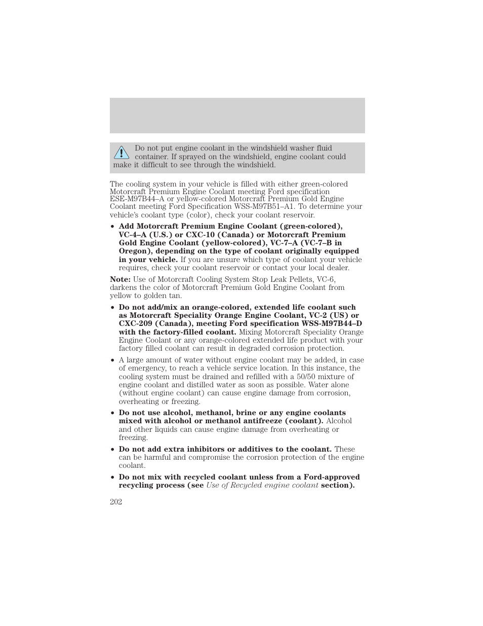 Maintenance and specifications | FORD 2002 Taurus v.3 User Manual | Page 202 / 240