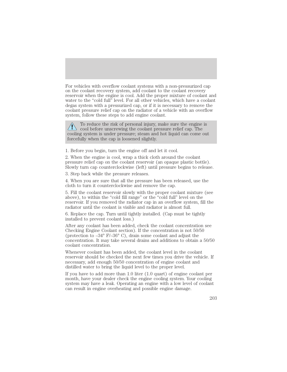 Maintenance and specifications | FORD 2002 Taurus v.3 User Manual | Page 203 / 240