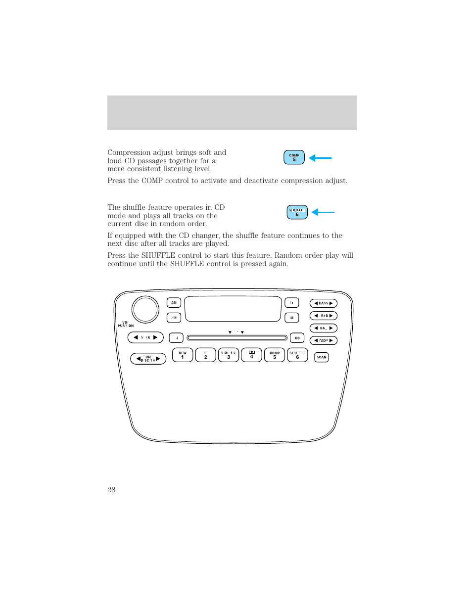 Entertainment systems | FORD 2002 Taurus v.3 User Manual | Page 28 / 240